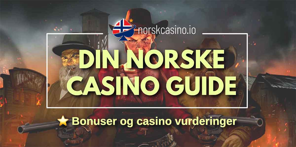 Infografikk norsk casino guide med informasjon om hva som finnes på sidene